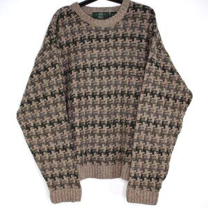 Vintage Orvis Mens XL Chunky Wool Sweater K650